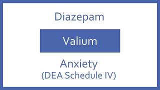 Diazepam Pronunciation - Generic Name, Brand Name, Indication (Top 200 Drugs) PTCB PTCE NCLEX NAPLEX