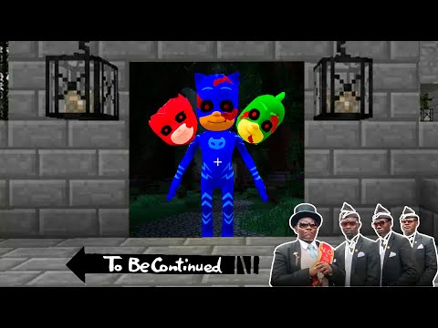 DON'T OPEN DOOR to PJ MASKS in MINECRAFT - Coffin Meme