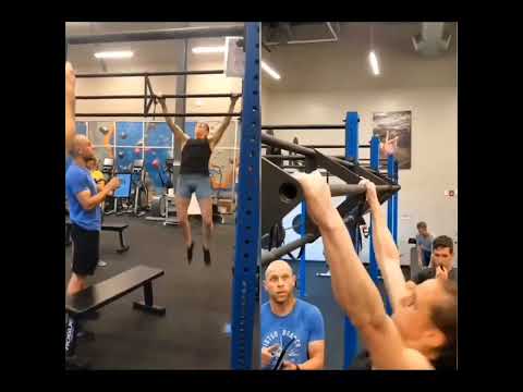 Inga Simning breaks Guinness World Record for Most Pull Ups in One Minute (female)