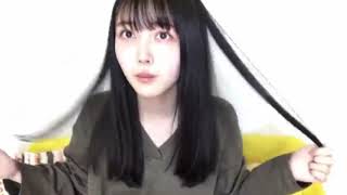 髪を染めるか答える久保史緒里