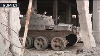 Former ISIS ‘shakhid tank’ construction hub shown to journalists