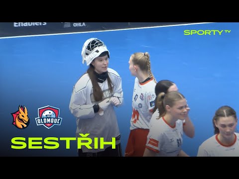 K1 Florbal Brno Židenice vs. FBŠ Olomouc 1:4 | ČEZ Extraliga | 17. kolo | SESTŘIH