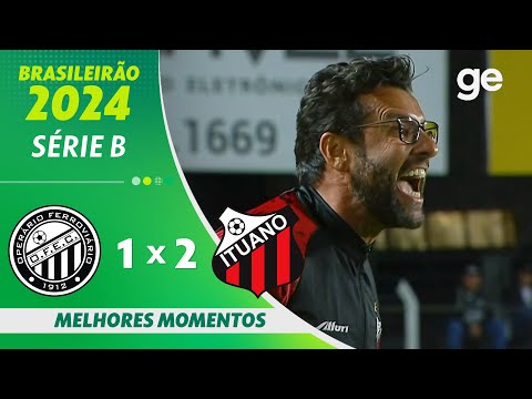 Gols e lances de Operário x Ituano
