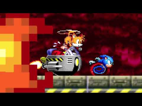 Sonic running for his life