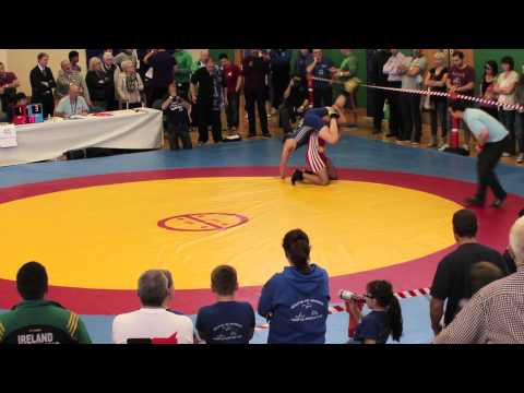 Adil Iftakhar (SLO) vs Marcus Sudron (GBR), 84kg Final, British Junior Wrestling Championships 2013