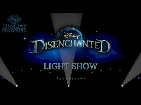 Disenchanted Light Show | Idina Menzel - Love Power | Planet Coaster