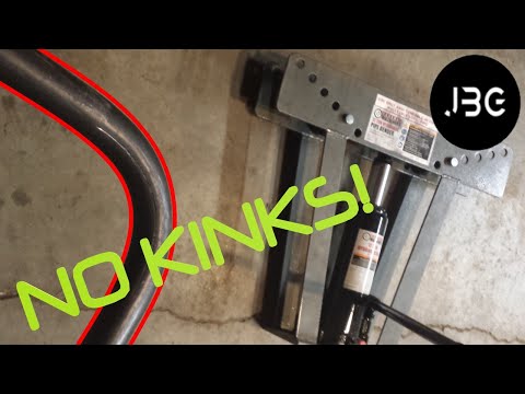 PERFECT BENDS! with harbor freight pipe bender.