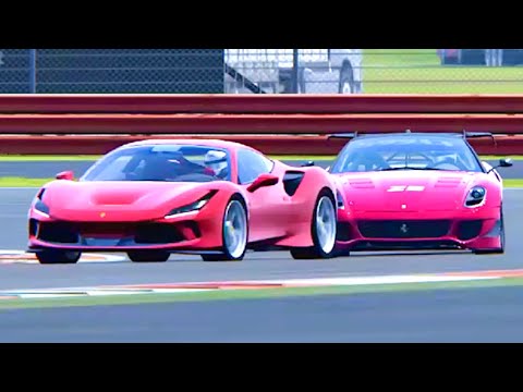 Ferrari F8 Tributo vs Ferrari 599XX EVO - Silverstone