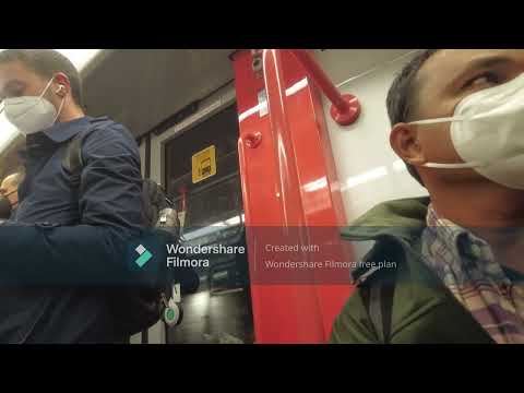 Milan Metro Underground Duomo to Lampugnano