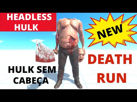 HeadLess Hulk - New Update - Death Run - Animal Revolt Battle Simulator