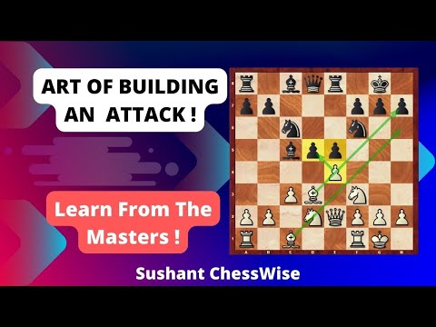 Lesson - 586 How To Build An Attack ?   Learn From The Master Games !!