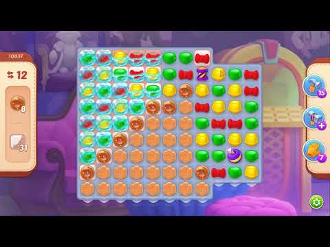 Homescapes Level 10837 No Boosters Gameplay