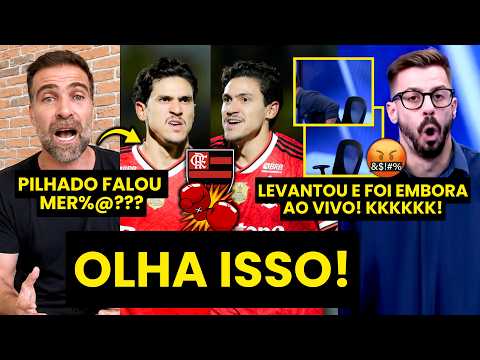 ESQUENTOU! “EU VOU EMBORA!!! VOCÊ TÁ MALUCO?” OPINIÃO POLÊMICA de PILHADO CHOCA FACINCANI | FLAMENGO