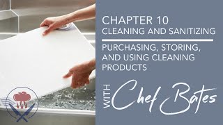 ServSafe Chapter 10 Cleaning and Sanitation