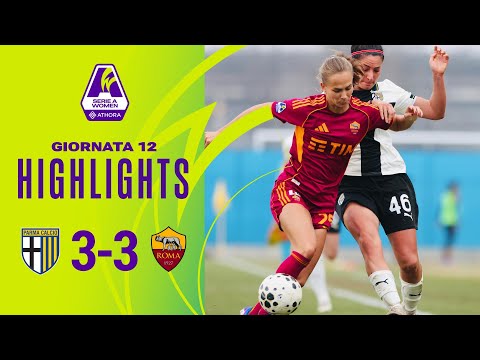 Parma-Roma 3-3 | Babajide riprende le gialloblu al 99’ | #SerieAWomenAthora