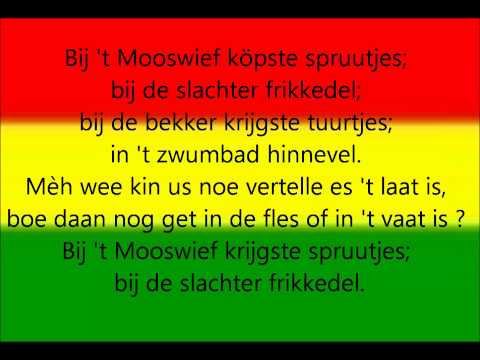 vastelaovendsleedje 1955- Bij mien tant katrien(mit teks)