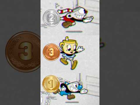Cuphead VS Mugman VS Ms.Chalice Race  #cuphead #cupheaddlc #gaming