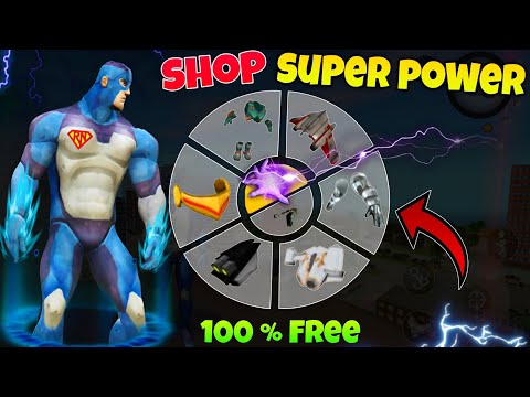 Rope Hero All Free Super Power Shop In Vice Town | Rope Hero Vice Town | New Update