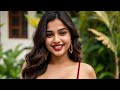 4K Indian Fashion Show AI Art Lookbook Model Swimming Pool