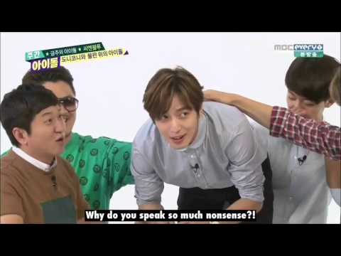 (ENG) 150930 CNBlue WEEKLY IDOL CUT) Yonghwa provokes Choa