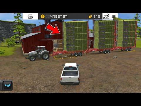 Fs 16 Make Unlimited Grass Square Bales Gameplay - Farming Simulator 16 #fs16 