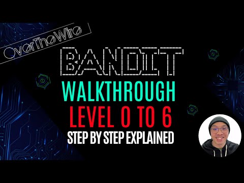 OverTheWire Bandit Walkthrough - Level 0 to 6 - CTF for Beginners [2025]