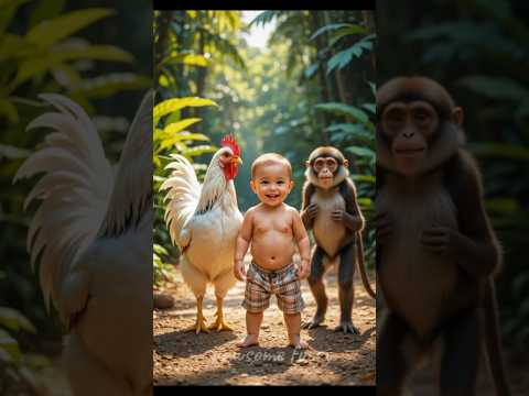 | Baby Chicken Dance | #babydance #cutebaby #funnyanimals #chicken #viraldance #short #073