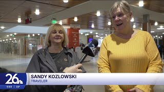 Mixed luck for Appleton International Airport travelers amid winter weather