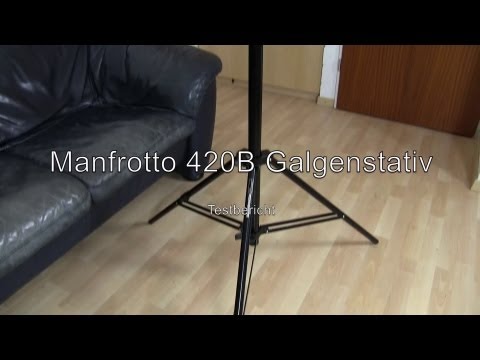 Testbericht: Manfrotto 420B Galgenstativ
