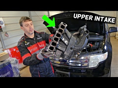 FORD EDGE 3.5 UPPER INTAKE MANIFOLD REPLACEMENT REMOVAL