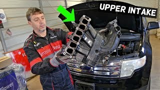FORD EDGE 3.5 UPPER INTAKE MANIFOLD REPLACEMENT REMOVAL