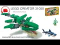 Lego Dinosaurs MOC - Mosasaurus - Lego Creator 31058 alternative build instruction