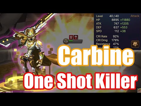 【Summoners War | Curry's RTA】The Power Carbine, he is Anti Moore & One Shot Killer!!