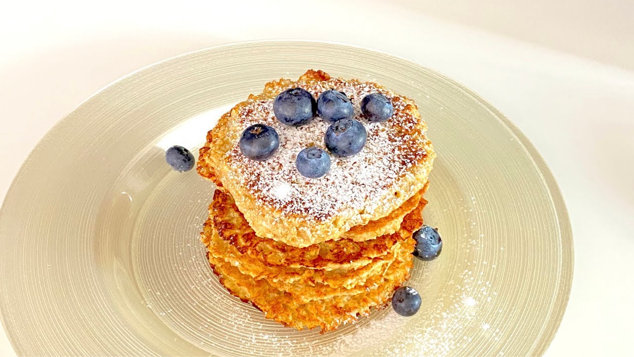 DELICIEUX PANCAKES SANS SUCRE ET SANS FARINE RECETTE FACILE ET DIET ;-)