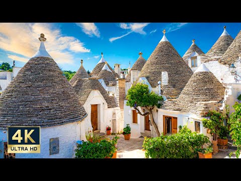 Alberobello Italy 🇮🇹 4K Puglia Walking Tour 2024