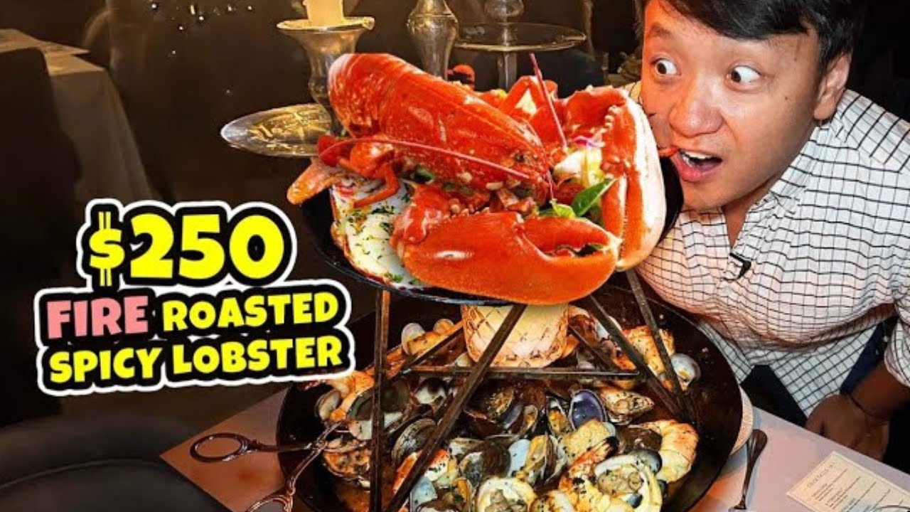 SPICY Lobster SEAFOOD TOWER & Frank Sinatra's FAVORITE RIBS | The GREATEST STEAKHOUSE in Chicago! 🍖🦞