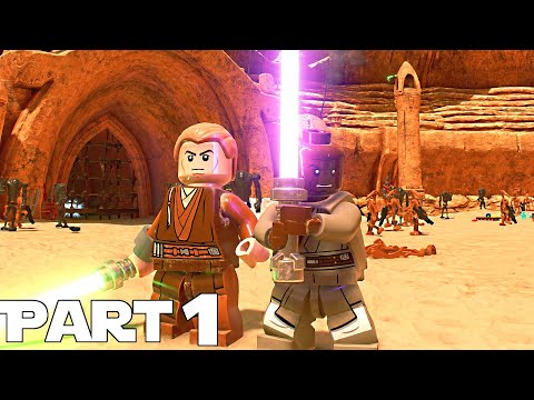 LEGO Star Wars The Skywalker Saga Gameplay Walkthrough Part 1- Phantom Menace & Revenge of the Sith