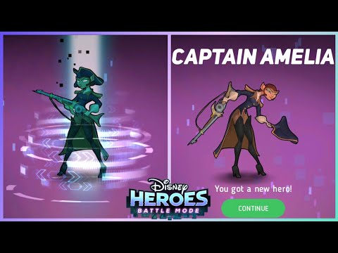 Disney Heroes Battle Mode CAPTAIN AMELIA UNLOCKED PART 826 Gameplay Walkthrough - iOS / Android