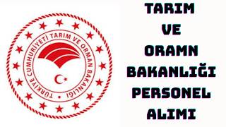 Tarım ve Orman Bakanlığı Personel Alımı