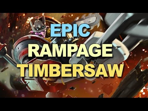 Dota 2 RAGE 1 Moment - EPIC RAMPAGE TIMBERSAW
