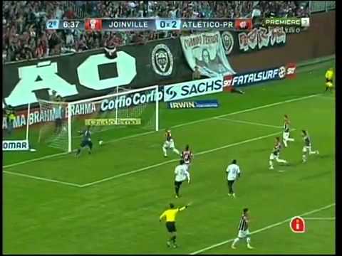 Gol de Lima- Joinville 1x2 Atlético PR- Brasileirão Série B - 2012