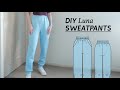 DIY Sweatpants - Super Comfy! + Sewing Pattern