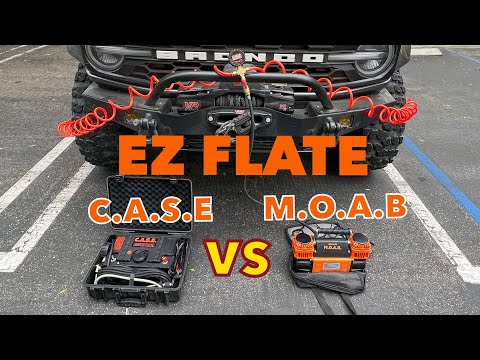 BATTLE OF THE AIR COMPRESSORS - EZ FLATE | The Bronco Adventures