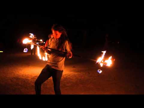Flow Camp Tribal Night 2014 Fire Show