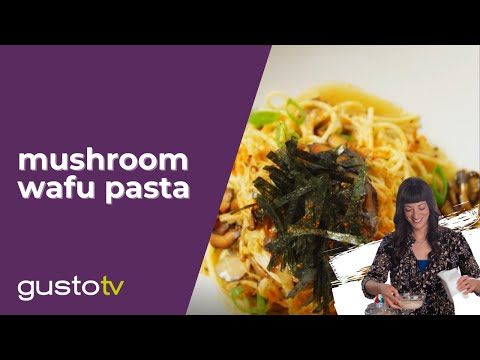 Creamy Japanese Mushroom Wafu Pasta | One World Kitchen