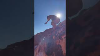 Video thumbnail of Finish Line, V5. Red Rocks