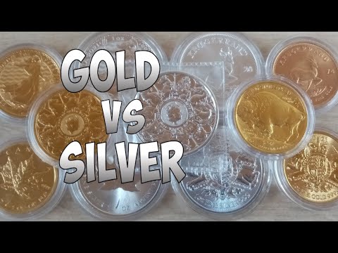 Comparing Silver And Gold  1 oz Coins