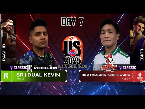 SF6 ▰ DUAL KEVIN (Rashid) vs. Chris Wong (Luke) ▰ Street Fighter League US 2025