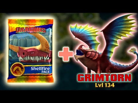 Shellfire Pack + Grimtorn Titan Mode Max Level 134 | Dragons: Rise of Berk
