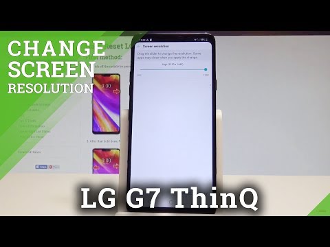 How to Change Screen Resolution LG G7 ThinQ - Display Resolution Settings |HardReset.Info